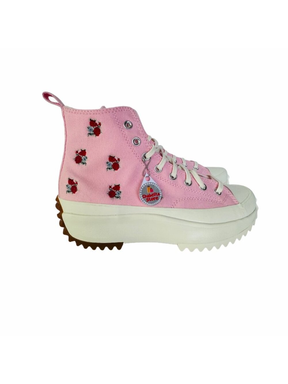 ✨Converse Run Star Hike Platform Hi Sz 11 Women Shoes Sneaker Pink Roses A05192C
